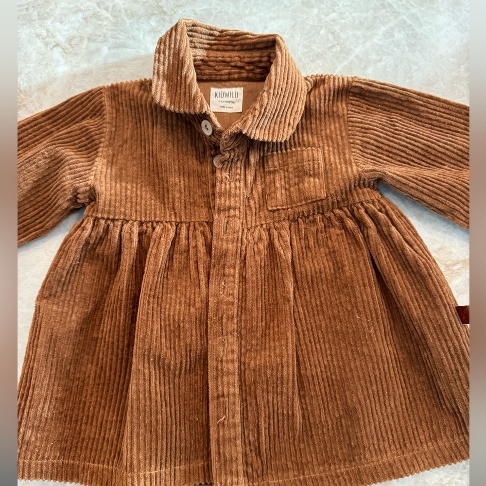 Kidwild Brown Corduroy Dress